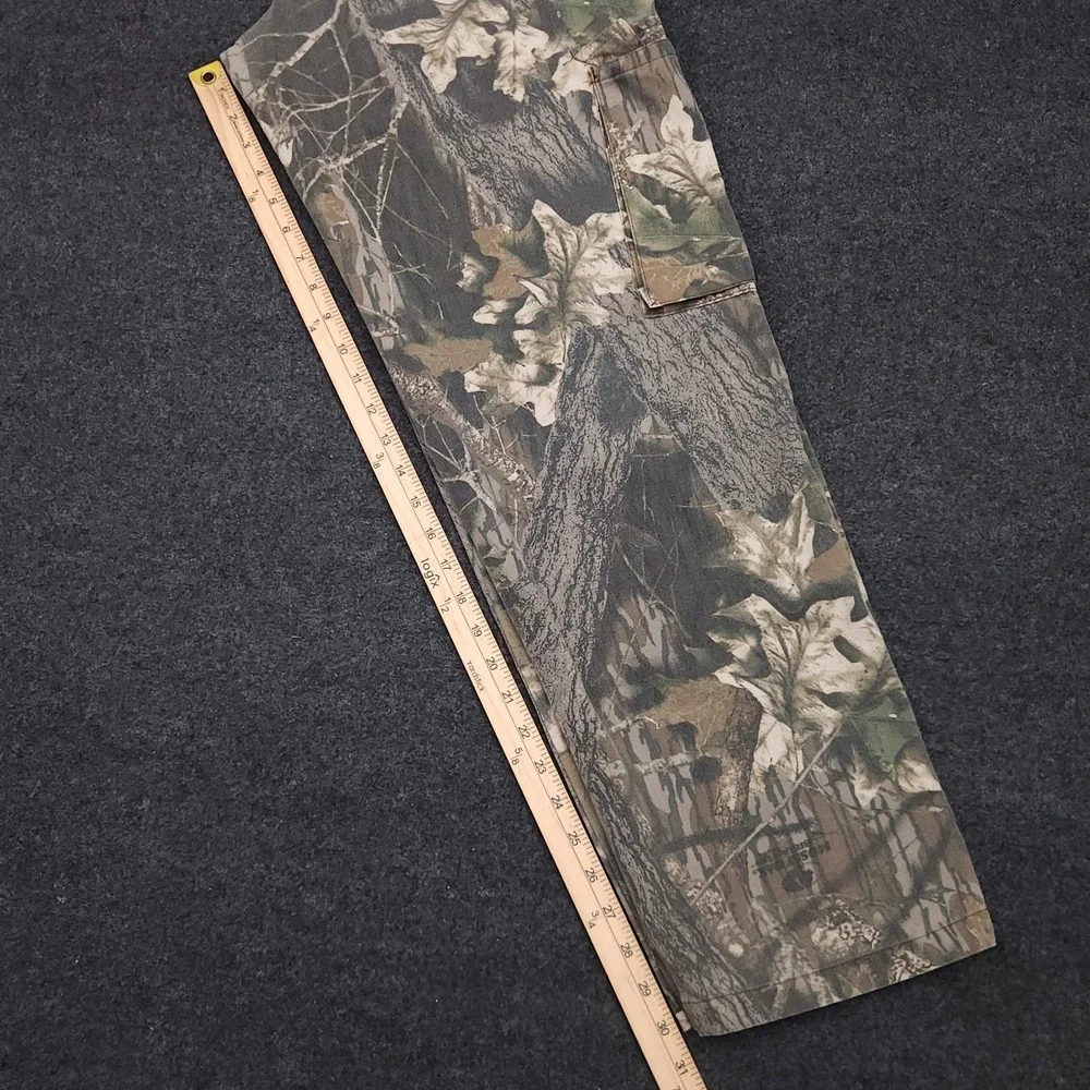 Jerzees Mens Medium Outdoor Hunting Camo‎ Cargo Pants Camouflage Vintage